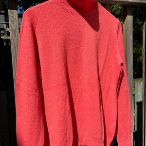 Coral Cashmere Sweater (size M)